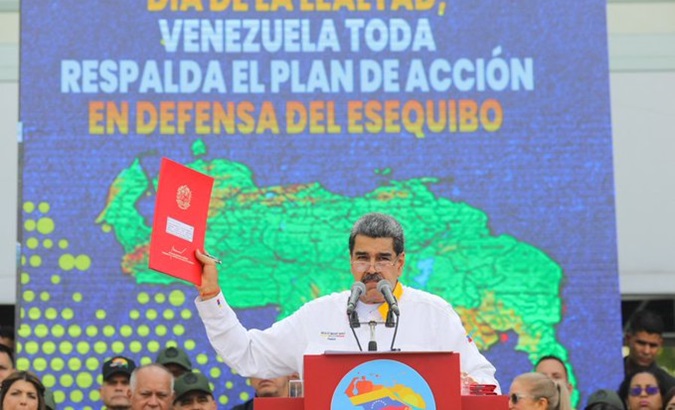 Venezuelan President Nicolas Maduro, Dec. 2023.