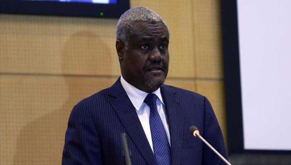 AU Commission Chairperson Moussa Faki Mahamat, expressed his concern over the expanding conflict in Sudan. Dec. 19, 2023. 