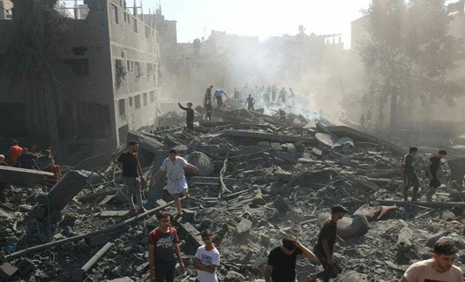 In the last 24 hours, 207 Palestinians have been killed and 338 injured as a result of Israeli attacks. Jan. 2, 2024.