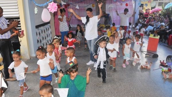 A public kindergarten in Cuba, 2022.