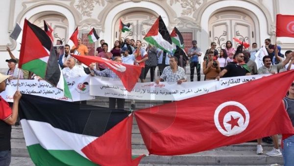 The monthly scholarships to be granted by Tunisia to Palestinian students amount to about 400 Tunisian dinars (about US$130). Jan. 4, 2024. 