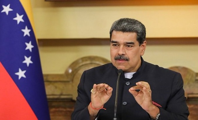 President Nicolás Maduro expressed the Venezuelan government's solidarity with the Ecuadorian people. Jan. 10, 2024.