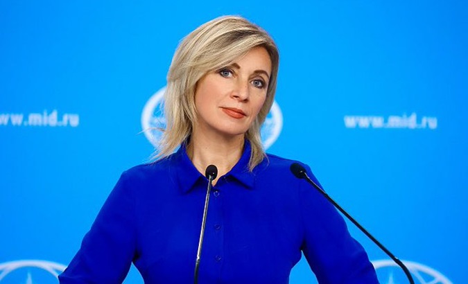 Russian FM spokesperson Maria Zakharova.