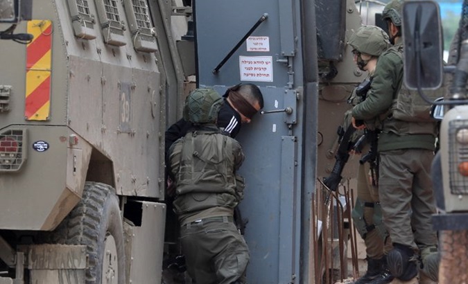 An Israeli military raid in the West Bank city of Tulkarem, Jan. 17, 2024.