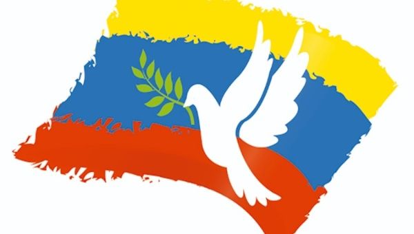Image symbolizing the peace negotiation process in Colombia.