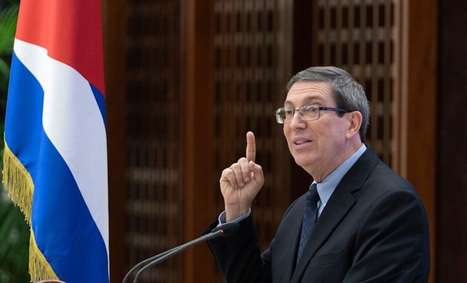 Cuban Foreign Affairs Minister Bruno Rodriguez.