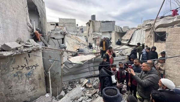 Israeli war on Gaza continues, attacks on the city of Rafah. Feb. 13, 2024. 