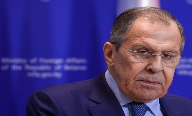 Russian Foreign Minister Sergey Lavrov. Feb. 16, 2024.