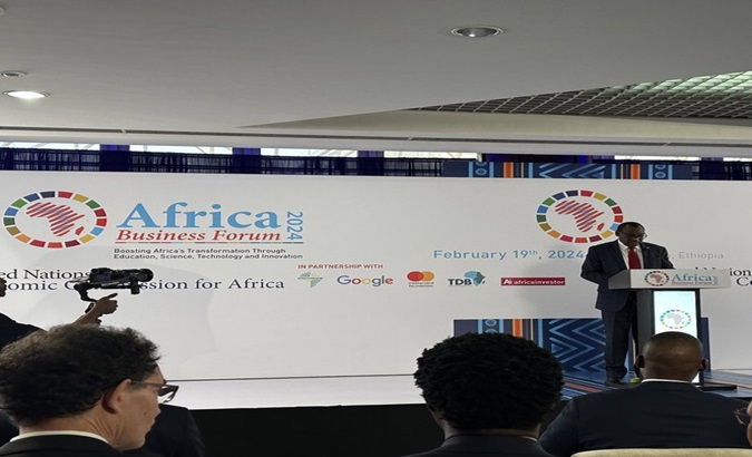 Africa Business Forum 2024 in Addis Ababa, the capital of Ethiopia. Feb. 20, 2024.