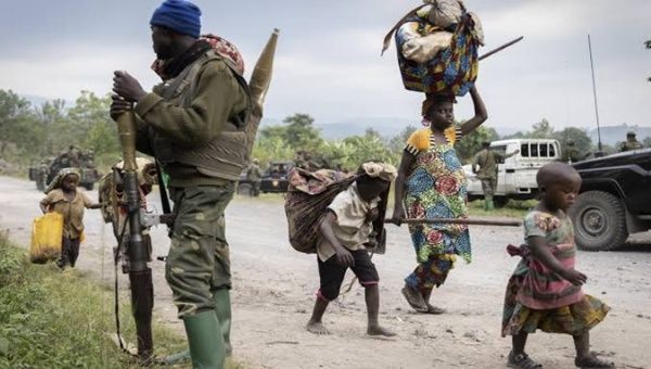 The entire borderline is under surveillance following intense fighting between DRC troops and M23 rebels. Feb. 26, 2024. 