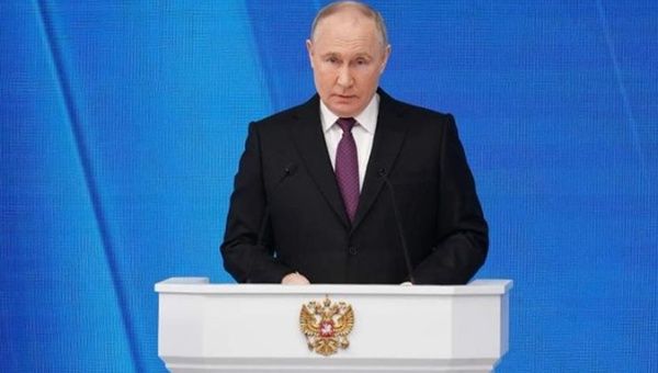 Russian President Vladimir Putin, Feb. 29, 2024.