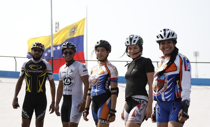 Venezuelan athletes at the Sports CIty in Falcon state, March 7, 2024.