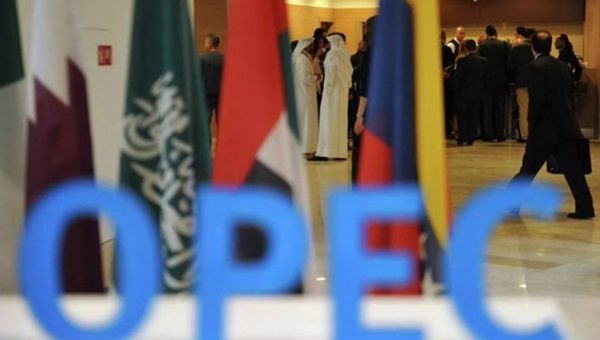 A meeting of the Organization of the Petroleum Exporting Countries (OPEC).
