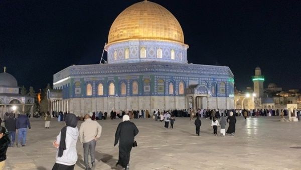 The Al-Aqsa Mosque in occupied Jerusalem, March 10, 2024.