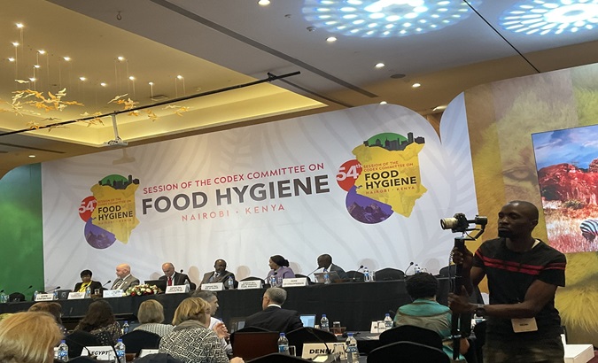 54th Session of the Codex Committee on Food Hygiene in Nairobi, Kenya. Mar. 13, 2024.