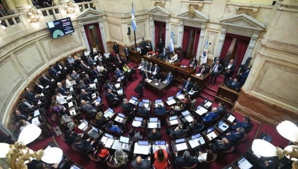 View of the Argentine Senate, March 14, 2024.