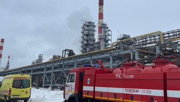 The Slavyansk oil refinery in Krasnodar.
