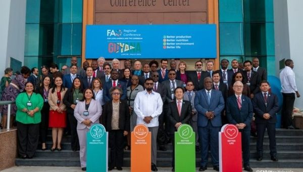  38th Regional Conference of the Food and Agriculture Organization of the United Nations (FAO) in Guyana. Mar. 22, 2024. 