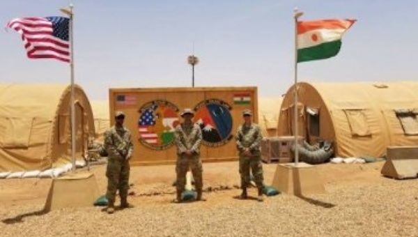 US troop camp in Niger, March 29, 2024