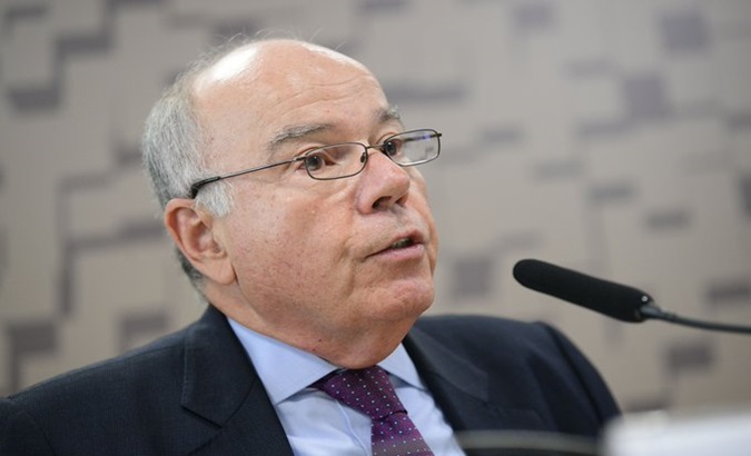Brazilian Foreign Minister Mauro Vieira. Apr. 10, 2024.