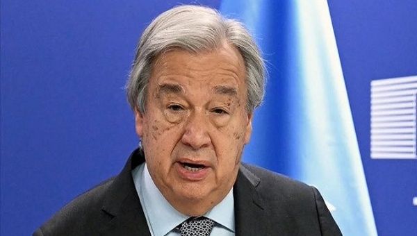 UN Secretary-General António Guterres. Apr. 15, 2024. 