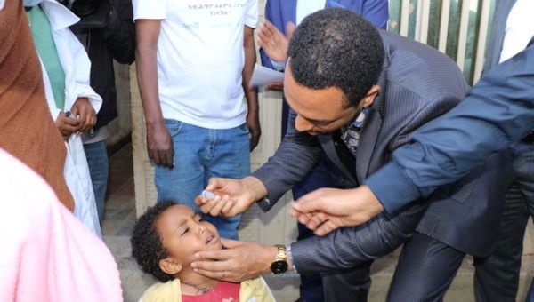 Children Inmunization in Africa, April 25, 2024