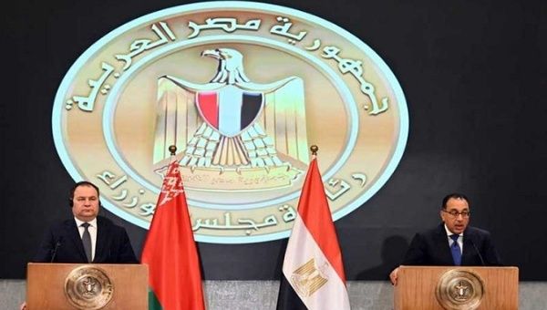The signing ceremony was held in Egypt's new administrative capital with the attendance of Egyptian Prime Minister Mostafa Madbouly and his Belarusian counterpart Roman Golovchenko. Mar. 1, 2024. 