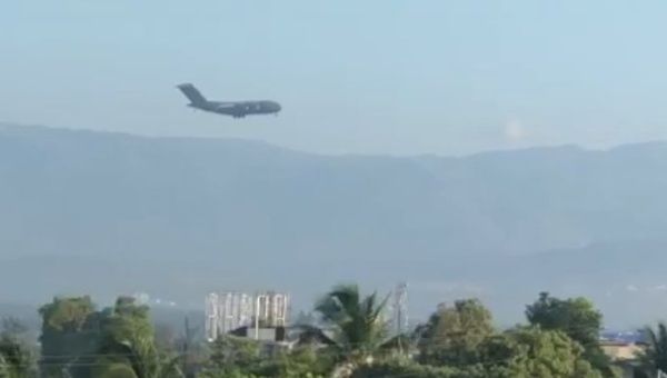 U.S. Military Plane arriving Haiti, May 10, 2024