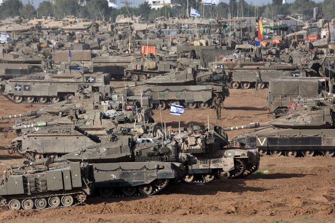 Israeli Ground Forces in his way to Rafah, May 10, 2024