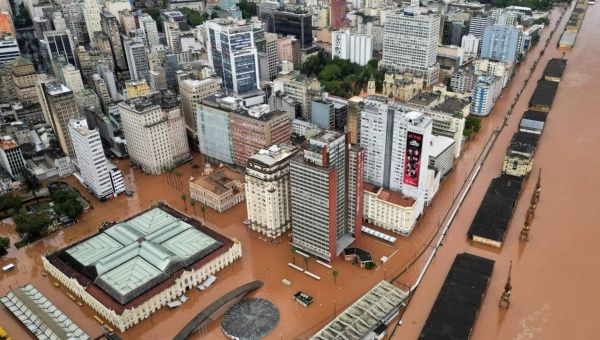 Floods in Porto Alegre, one of the most affected cities.