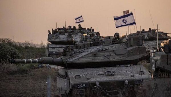 Israeli tanks.