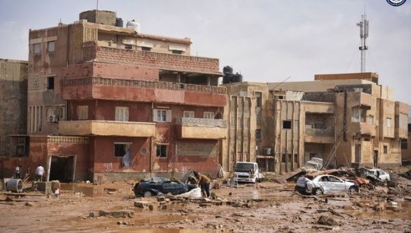 Libyan territory damaged by years of war and mine-infested, May 2024