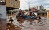 Affected by heavy rains and floods in Brazil, May 14, 2024