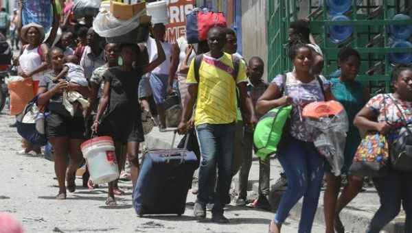 Haitians Displaced due to the gang violence in the country, May 2024