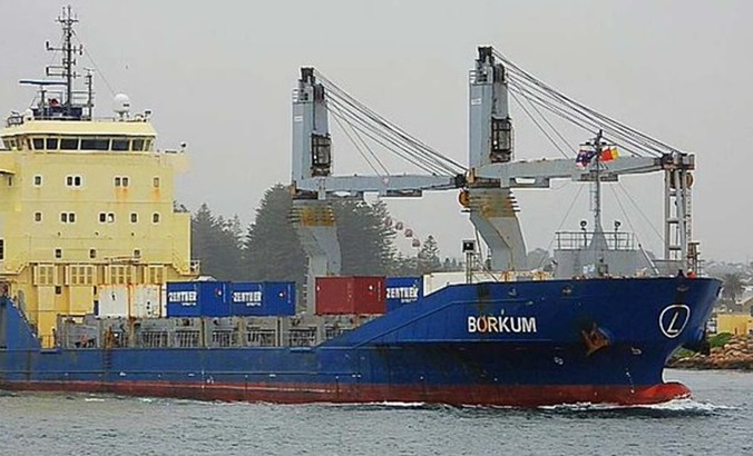 The Borkum vessel, 2024.