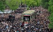 Funeral procession of President Ebrahim Raisi in Tabriz, Iran, May 21, 2024.