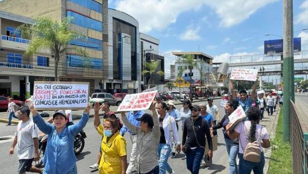 Representatives of Ecuadorian Autonomous Governments in protests over payments not received from the state, May 2024