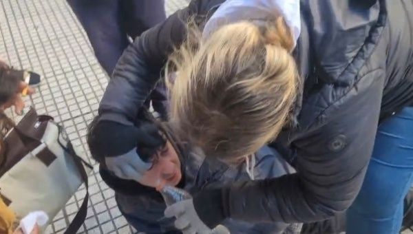Reporter of teleSUR harmed by the Argentine Police, May 24, 2024