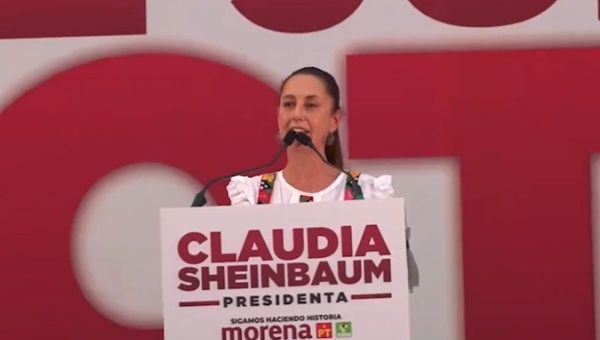 Presidential candidate Claudia Sheinbaum, May 2024.