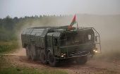 Belarusian military vehicle.