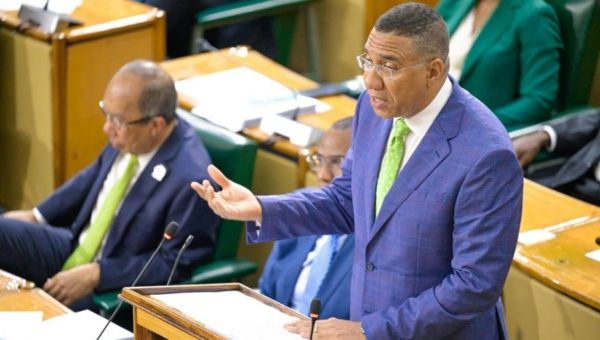 The Jamaican PM Andrew Holness.