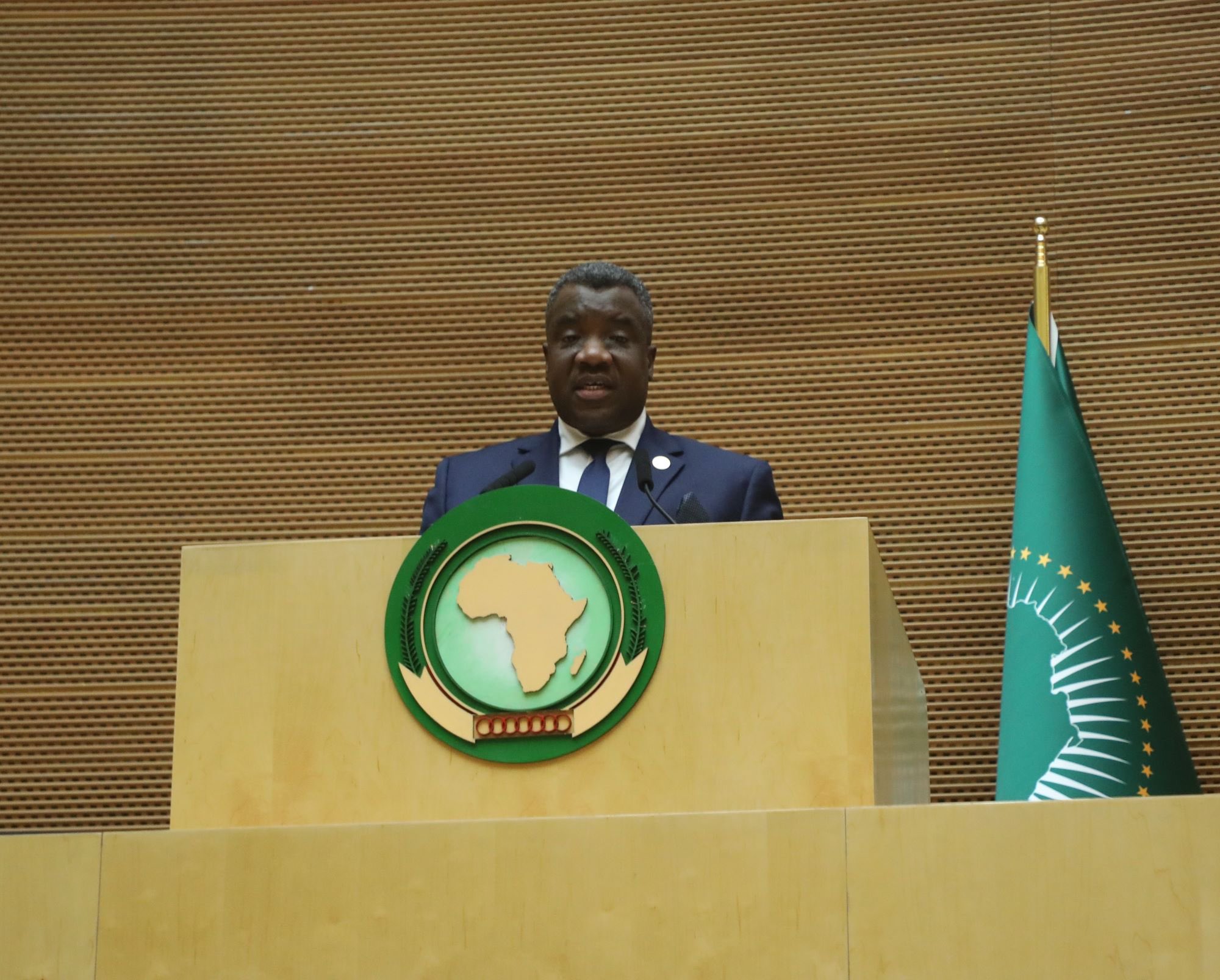 Alhaji Sarjoh Bah, director of conflict management within the Political Affairs, Peace and Security Department of the AU Commission, Jun 4, 2024